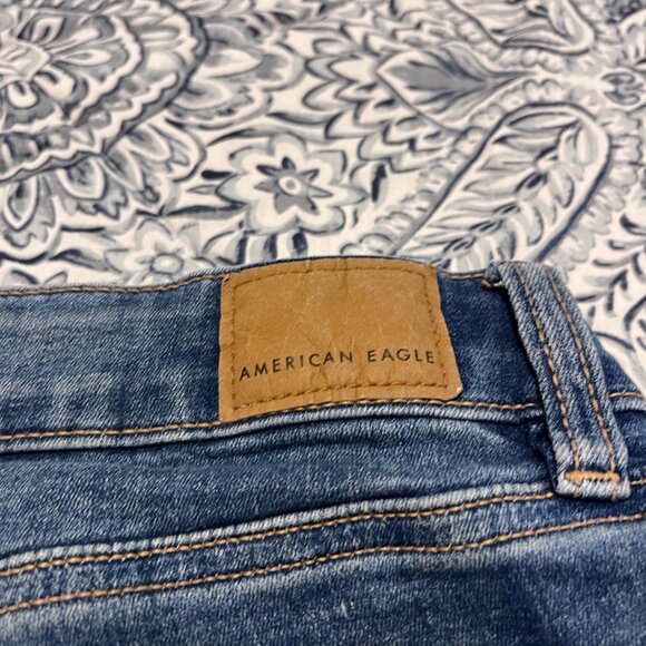 AMERICAN EAGLE Super super stretch - boot cut Size 12 x-short - Picture 3 of 8
